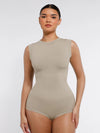 Sömlös Shaper Bodysuit med Cap Sleeve