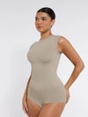 Sömlös Shaper Bodysuit med Cap Sleeve