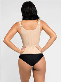 Formande Waist Trainer-väst – U-formad bröstsupport & stålstöd