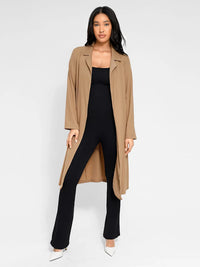 Skulpterande Jumpsuit med Fyrkantig Halsringning och U-Back