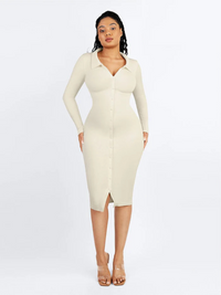 Sömlös Skjortklänning Shaping