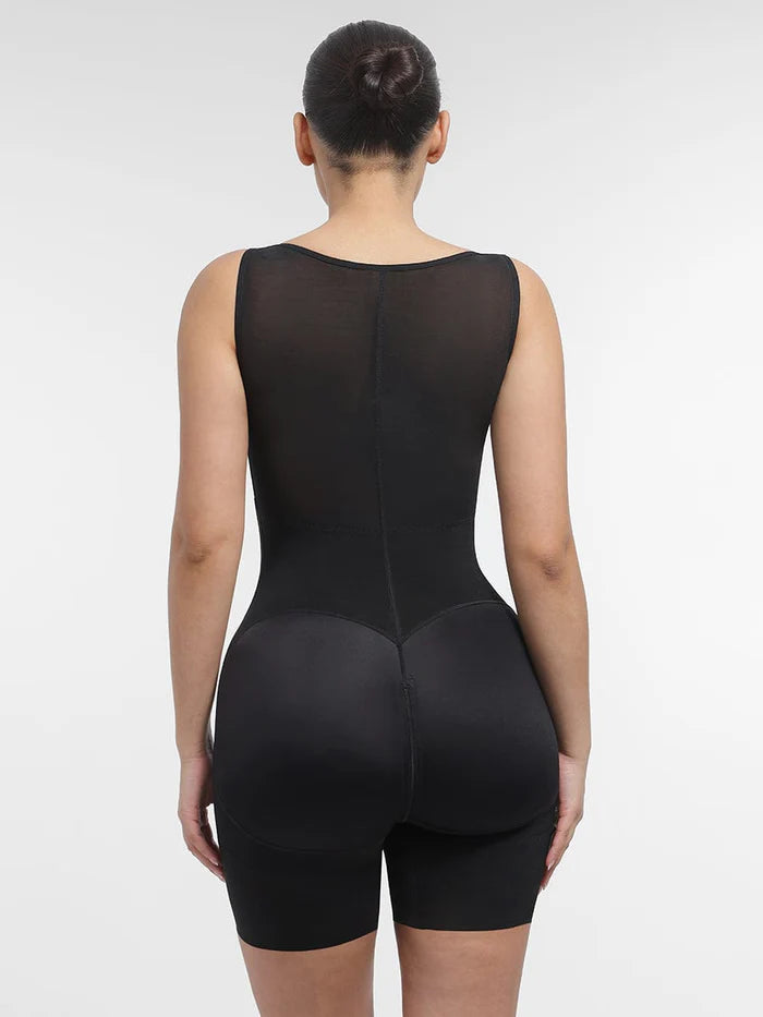 U-formad full body shapewear med bröststöd och butt-lift