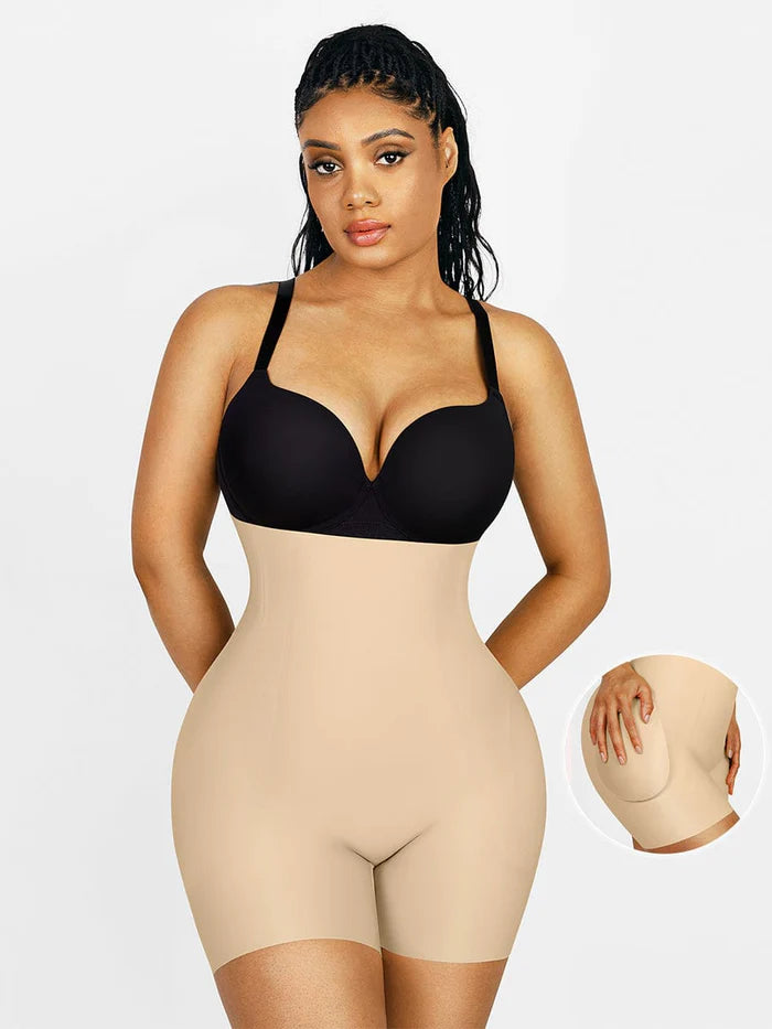 Waist & butt shaper med hög midja och uttagbara inlägg