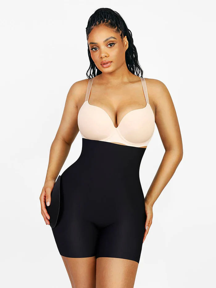 Waist & butt shaper med hög midja och uttagbara inlägg