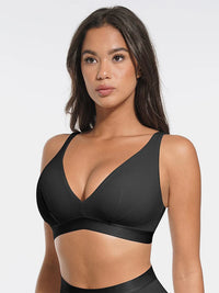 Komfortabel V-ringad modal bralette med inlägg