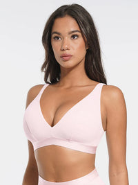 Komfortabel V-ringad modal bralette med inlägg