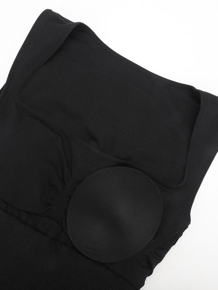 Sömlös Shaping klänning med Smala band