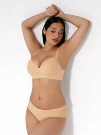 Komfortabel trådlös push-up bh